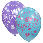 LATEX 12'' ΤΥΠΩΜΕΝΟ PRINCESS 6ΤΕΜ