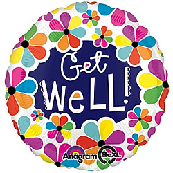 FOIL 28'' 71CM GET WELL PETALS JUMBO 28001