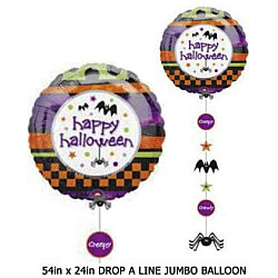 FOIL 24'' DROP-A-LINE HAPPY HALLOOWEEN Προσφορά!