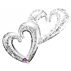 FOIL MULTI  ΑΣΗΜΙ ΚΑΡΔΙΕΣ ΖΕΥΓΑΡΙ 