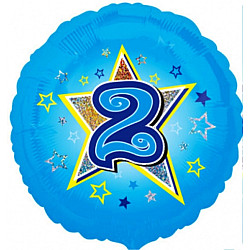 FOIL 18'' ΑΡΙΘΜΟΣ 2  ΜΠΛΕ 