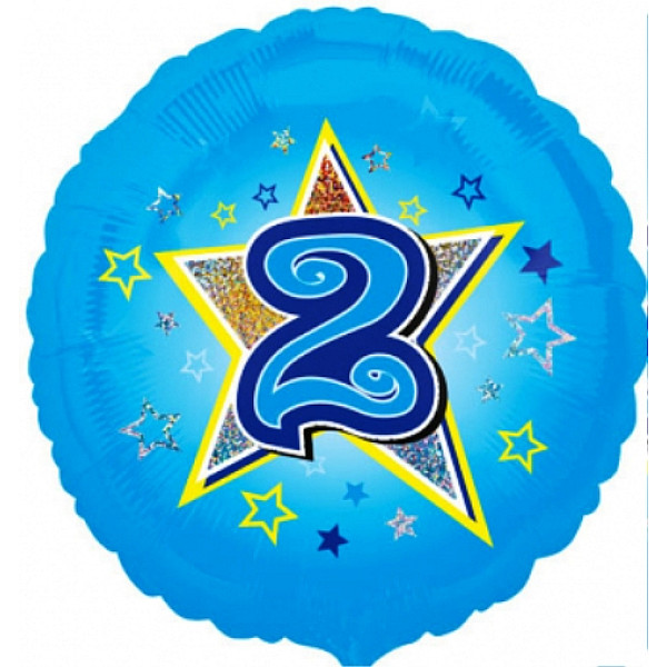FOIL 18'' ΑΡΙΘΜΟΣ 2  ΜΠΛΕ 