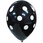 LATEX 12'' ΜΑΥΡΟ ΤΥΠΩΜΕΝΟ ΠΟΥΑ 25TEM