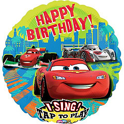 FOIL ΜΟΥΣΙΚΟ  DISNEY PIXAR CARS HAPPY BIRTHDAY 