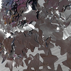 CONFETTI ΑΣΤΕΡΙΑ ΑΣΗΜΙ 3CM 50 ΓΡΑΜ.