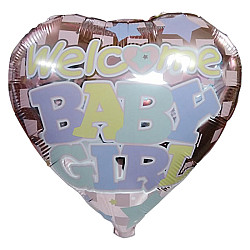 FOIL WELCOME BABY GIRL Προσφορά!