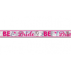 ΜΕΤΑΛΛΙΚΟ BANNER BRIDE TO BE HEN PARTY 7,6m