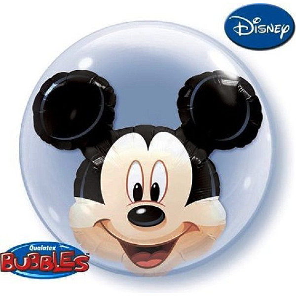 QUALATEX DOUBLE BUBBLE MICKEY MOUSE 24'' 