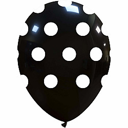 LATEX 13'' ΜΑΥΡΟ ΤΥΠΩΜΕΝΟ ΠΟΥΑ 6TEM