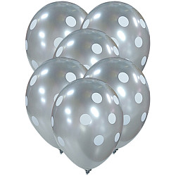 LATEX 12'' ΑΣΗΜΙ ΤΥΠΩΜΕΝΟ ΠΟΥΑ 6ΤΕΜ