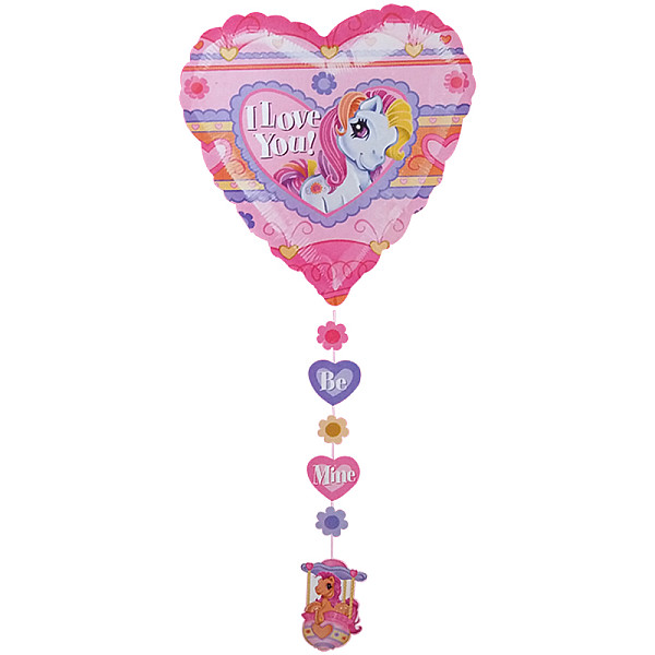 FOIL DROP-A-LINE PONY I LOVE YOU 86X61CM