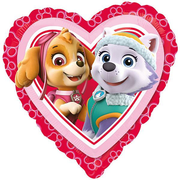 FOIL 17'' PAW PATROL ΚΑΡΔΙΑ