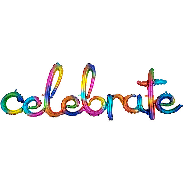 FOIL air filled CELEBRATE ΠΟΛΥΧΡΩΜΟ