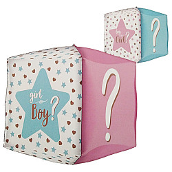FOIL CUBEZ GENDER REVEAL BOY OR GIRL