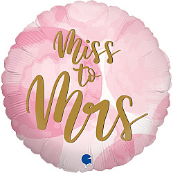 FOIL 18'' MISS TO MRS-BRIDE TO BE