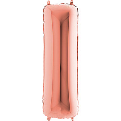 FOIL S/S ΓΡΑΜΜΑ I  ROSE GOLD