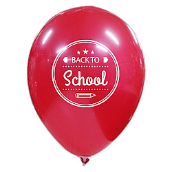 LATEX 13'' ΤΥΠΩΜΕΝΑ  BACK TO SCHOLL 25ΤΕΜ