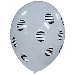 LATEX 12''  ΤΥΠΩΜΕΝΑ CRACK DOTS  25ΤΕΜ