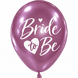 LATEX 12'' BRILLIANT ΤΥΠΩΜΕΝΟ BRIDE TO BE 25ΤΕΜ