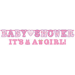 LETTER BANNER SHOWER WITH LOVE GIRL