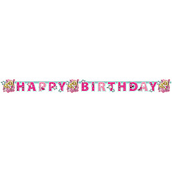 LETTER BANNER H.BIRTHDAY BARBIE POPSTAR 1ΤΜΧ