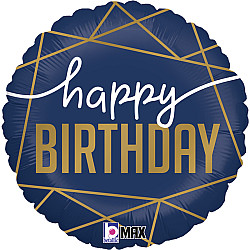  FOIL 18'' NAVY BIRHTDAY