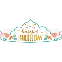 ΣΤΕΜΜΑ-ΚΟΡΩΝΑ BOHO BIRTHDAY GIRL 8ΤΜΧ
