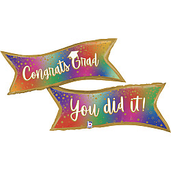 FOIL S/S BANNER ΑΠΟΦΟΙΤΗΣΗΣ YOU DID IT