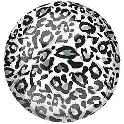 FOIL 15'' ORBZ ANIMAL PRINT ΛΕΥΚΗ ΛΕΟΠΑΡΔΑΛΗ