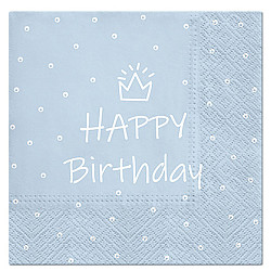 ΧΑΡΤΟΠΕΤΣΕΤΕΣ HAPPY BIRTHDAY ΣΙΕΛ ΚΟΡΩΝΑ 20ΤΜΧ