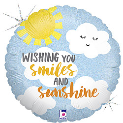  FOIL 18'' WISHING YOU SMILES AND SUNSHINE