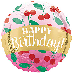 FOIL  17'' HAPPY BIRTHDAY ΚΕΡΑΣΙΑ