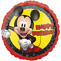 FOIL 17'' MICKEY MOUSE FOREVER HAPPY BIRTHDAY