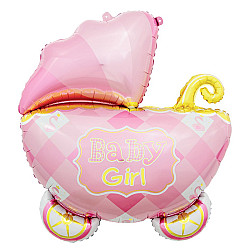 FOIL J/S ΚΑΡΟΤΣΑΚΙ ΜΩΡΟΥ BABY GIRL ΡΟΖ