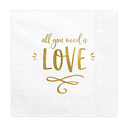 ΧΑΡΤΟΠΕΤΣΕΤΕΣ ΜΕΓΑΛΕΣ ALL YOU NEED IS LOVE 20ΤΜΧ