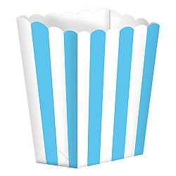 ΧΑΡΤΙΝΟ ΚΟΥΤΙ POPCORN ΡΙΓΕ CARIBBEAN BLUE(ΒΕΡΑΜΑΝ) 5ΤΜΧ