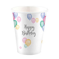 ΠΟΤΗΡΙΑ HAPPY BIRTHDAY PASTEL 8ΤΜΧ