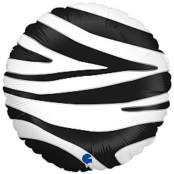 FOIL 18'' ANIMAL PRINT ΖΕΒΡΑ