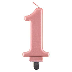 ΚΕΡΑΚΙ ΑΡΙΘΜΟΣ 1 ΜΕΤΑΛΛΙΚΟ ROSE GOLD