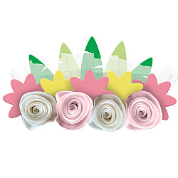 ΣΤΕΚΑ(HEADBANDS) ΜΕ ΛΟΥΛΟΥΔΙΑ 4ΤΜΧ
