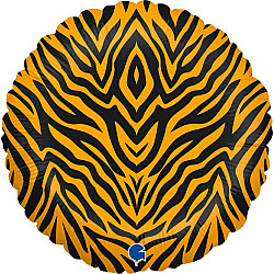 FOIL 18'' ΣΤΡΟΓΓΥΛΟ ANIMAL PRINT ΤΙΓΡΕ