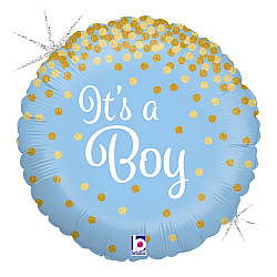 FOIL 18'' GLITTERING BOY