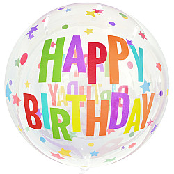 AQUA 20'' CRYSTAL HAPPY BIRTHDAY ME ΑΣΤΕΡΙΑ