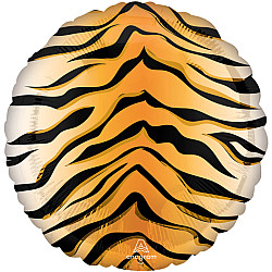 FOIL 17'' ΣΤΡΟΓΓΥΛO ANIMAL PRINT ΤΙΓΡΗΣ