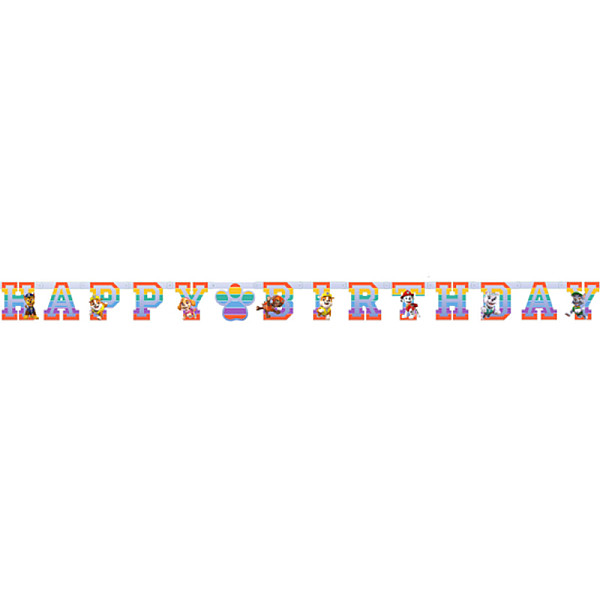LETTER BANNER H.BIRTHDAY PAW PATROL ΠΑΤΟΥΣΑΚΙΑ 