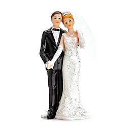 CAKE TOPPER ΤΟΥΡΤΑΣ ΝΕΟΝΥΜΦΟΙ(ΓΑΜΠΡΟΣ-ΝΥΦΗ) 1ΤΜΧ