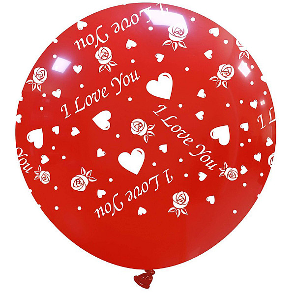 LATEX 32'' I LOVE YOU ΤΥΠΩΜΕΝΟ 1ΤΜΧ