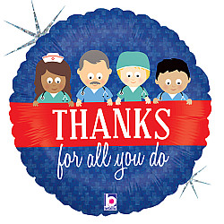 FOIL 18'' THANKS FOR ALL YOU DO