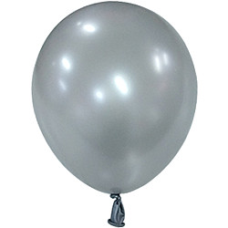 LATEX ΜΕΤΑΛΛΙΚΑ 11'' ΑΣΗΜΙ 100ΤΕΜ