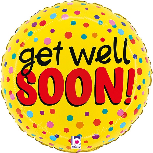 FOIL Mini/S 9'' GET WELL SOON ΠΟΛΥΧΡΩΜΟ ΠΟΥΑ